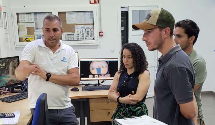 University of Évora team in mobility at ITC