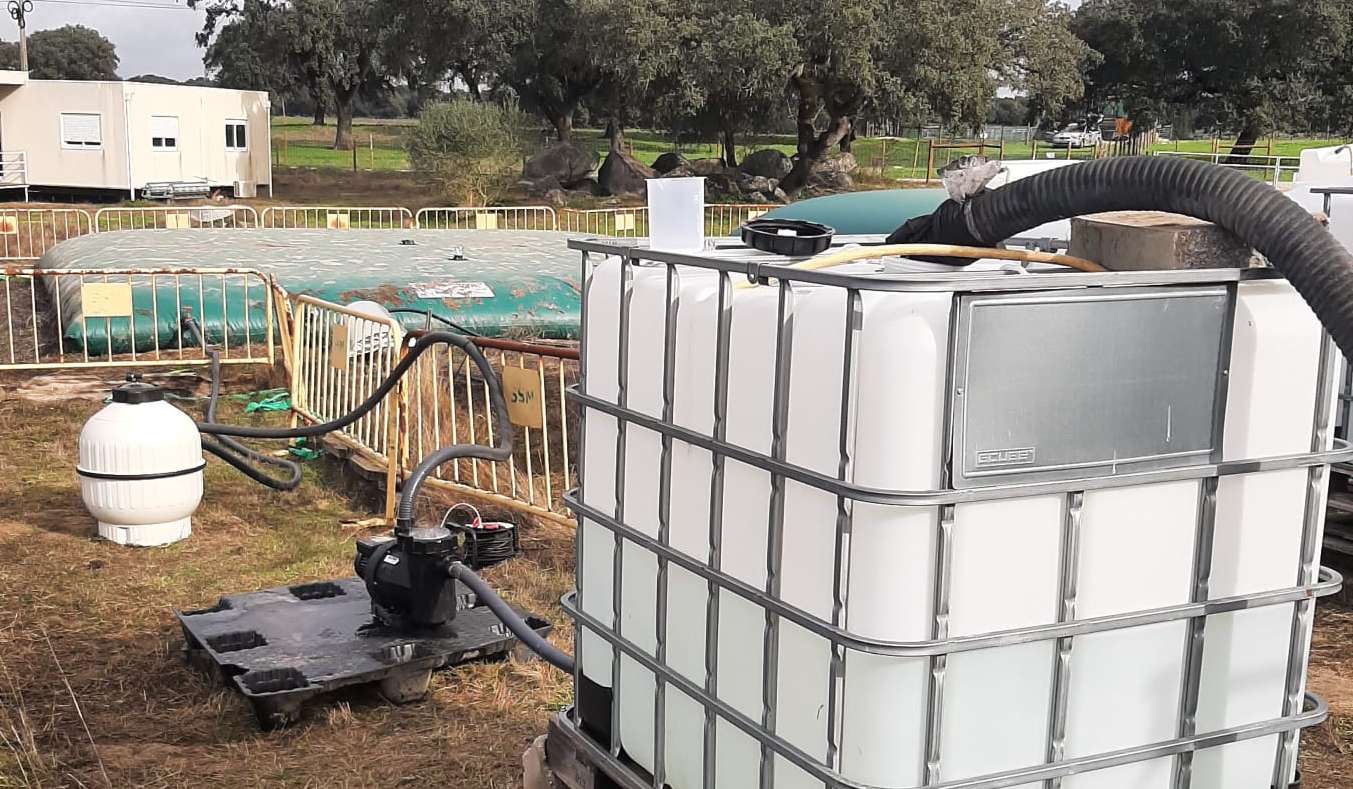 Recogida adicional de agua de mar para el proyecto piloto de desalación de Évora